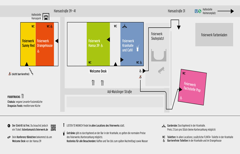 Lageplan Listen to Munich 2024