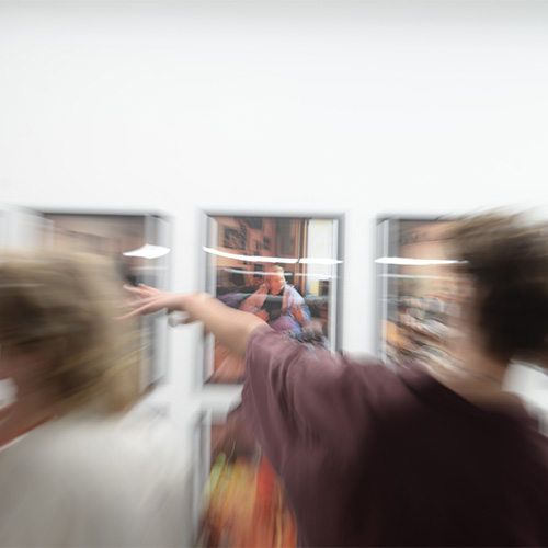 Feierwerk Farbenladen Ausstellung 10 im Quadrat im Mai