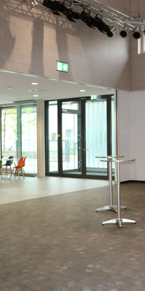 Feierwerk Funkstation Saal mit Café