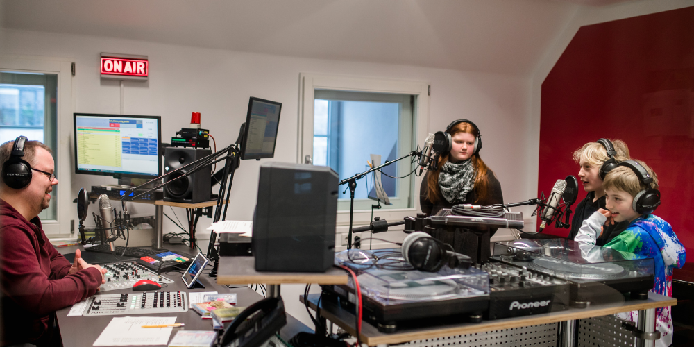 Workshops im Studio bei Radio Feierwerk