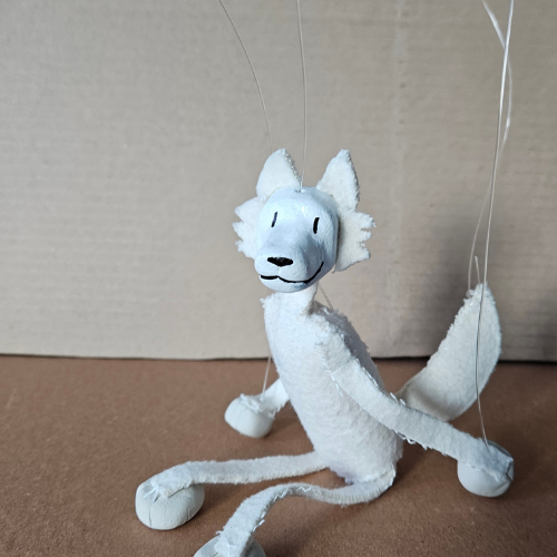 Figuren am Faden gestalten in der Feierwerk Südpolstation