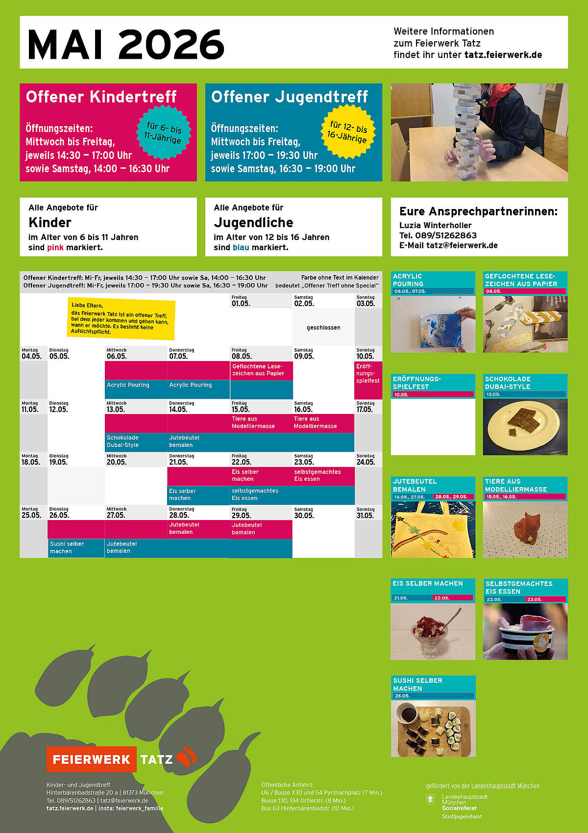 Tatz Programm Mai 2026