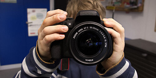 Workshop zum Kinderfotopreis in der Feierwerk Funkstation