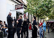 Außenbereich am Samstag in der Hansastraße credit Marie Lehmann