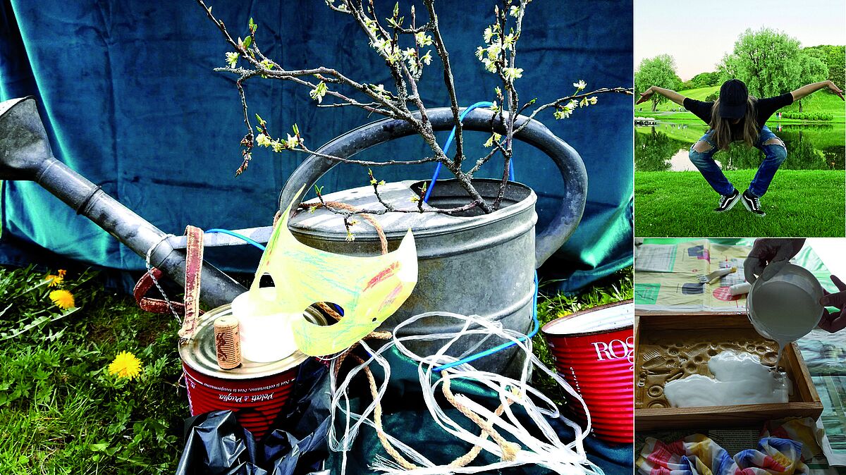 Spannende Workshops in der Feierwerk Südpolstation: Müllmodenschau, Tanzworkshop und Spuren in Gips